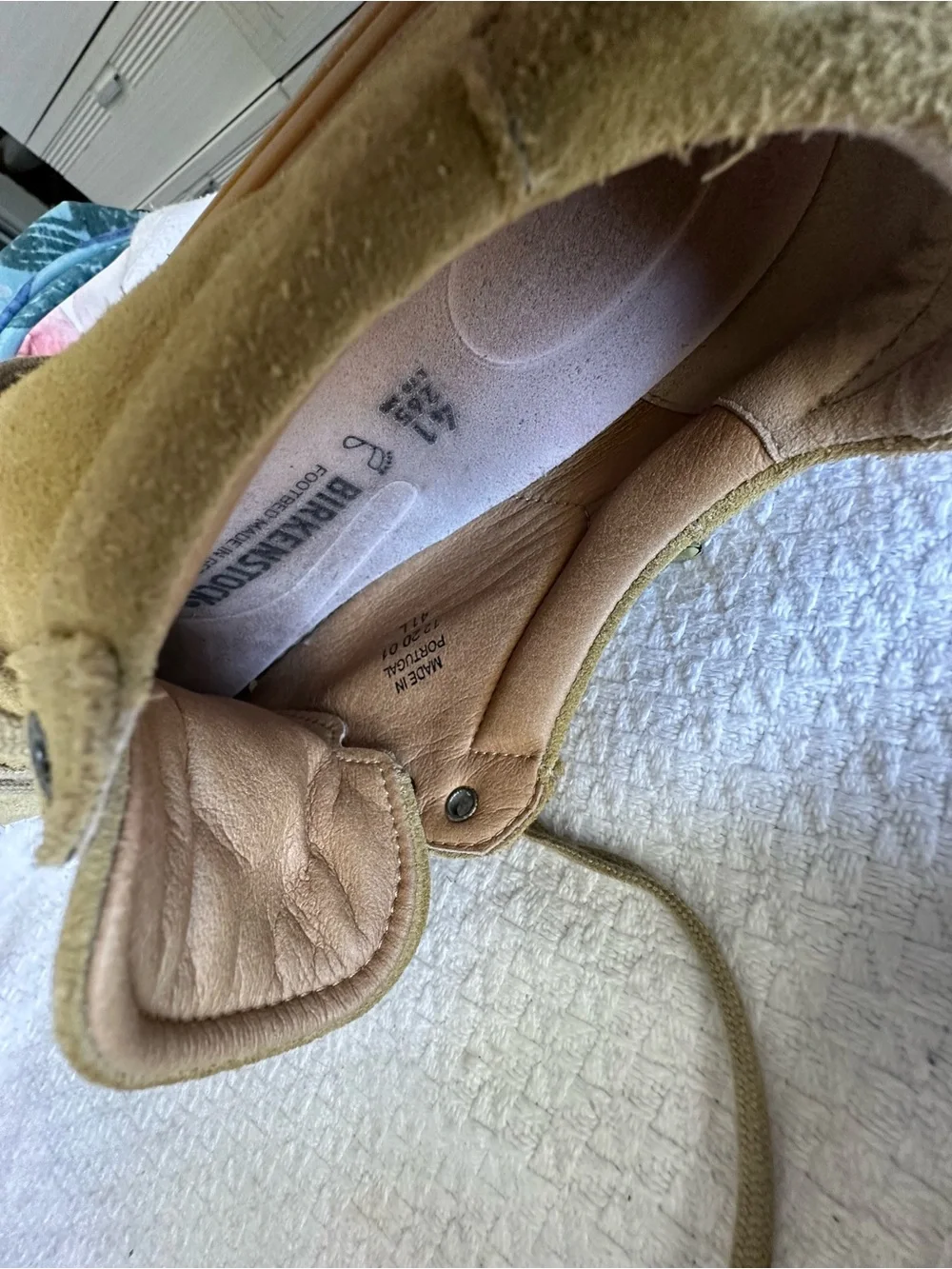 Birkenstock Women’s Suede Sneakers in Tan